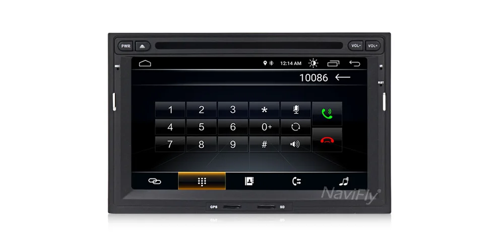 Perfect Navifly Android8.1 Car Multimedia DVD Player For Peugeot 3005 3008 5008 Partner Berlingo Car radio ipod bt wifi GPS Navigation 14