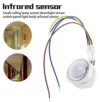 

Mini Closet Small Ceiling Lamp Sensor Downlight Sensor Switch Panel Light Body Infraredled Sensor Lights Motion Detection
