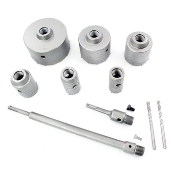 

10pcs New Dropship Drill Burrs Saw Drill Cup Cement Wall Milling Cutter Wall Drill Bit