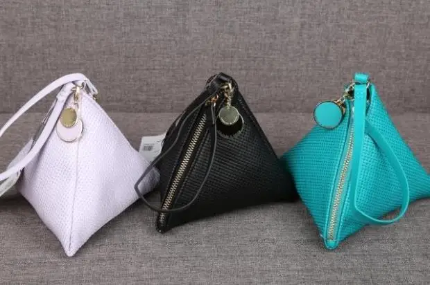 charles and keith triangle bag