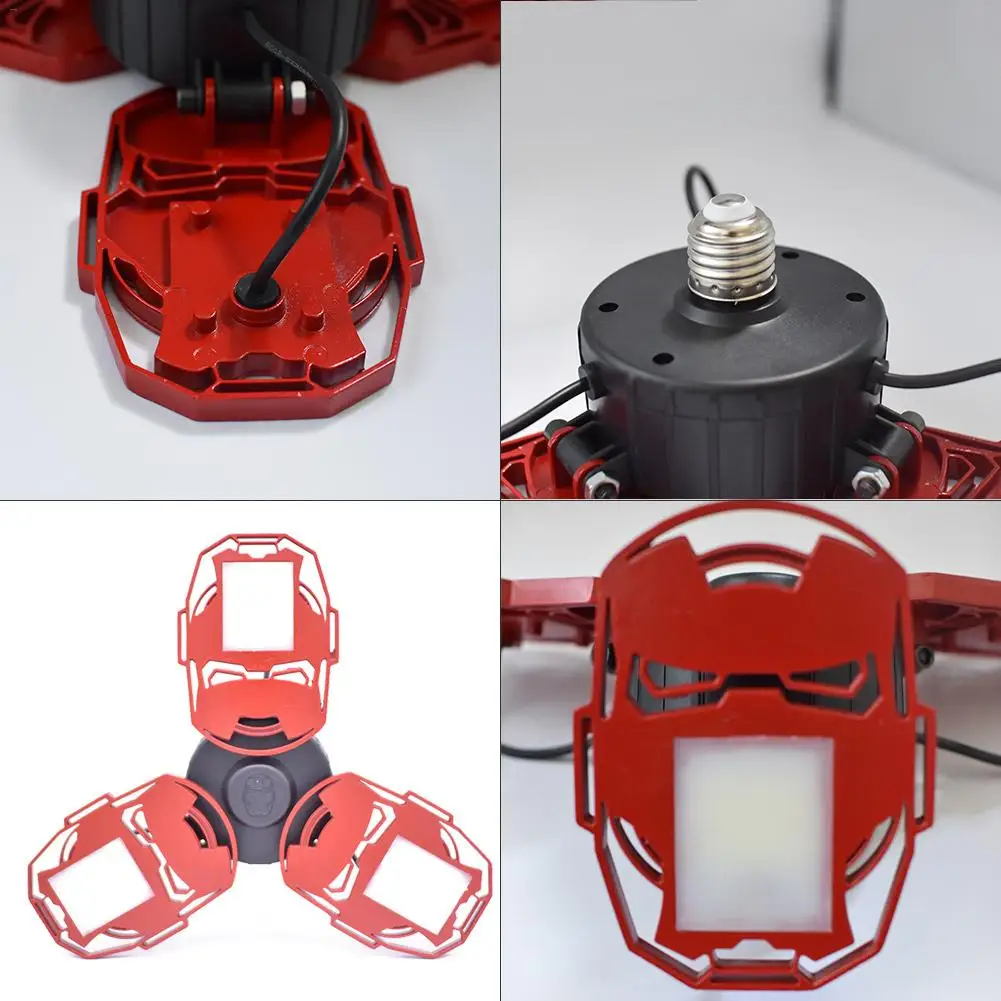 

LED 6000LM Table Lamp Deformable Folding Light Adjustable Angle E27/E26 Screw IP65 Waterproof Wall Lamp Garage Lamp Decoration