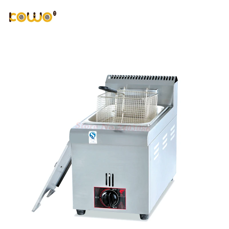 

commercial 6L gas deep fryer machine Single tank