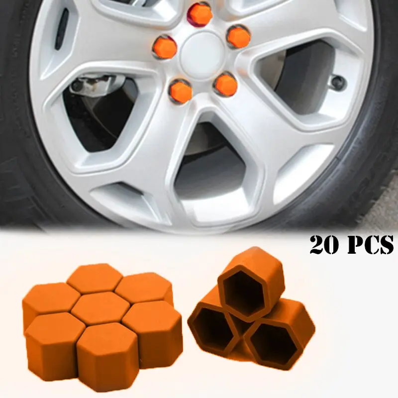 

20pcs Silica Gel Wheel Nuts Covers Protective Car Accessories Caps Hub Screw Protector For Chevrolet Aveo Cruze Captiva Sail