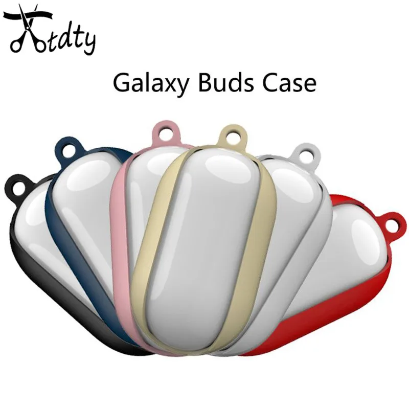 

Multicolor Anti-shock Flexible Silicone Protective Case Cover With Carabiner for Samsung Galaxy Buds Sports Bluetooth Earphone
