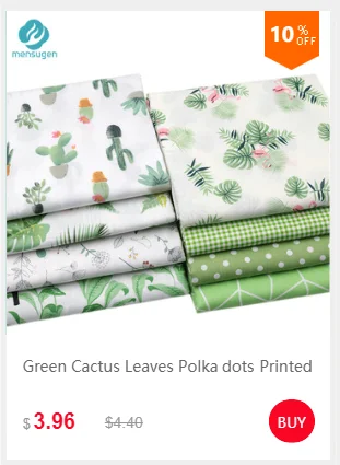 Зеленого цвета с цветочным рисунком и с цветочным принтом хлопок ткань метрами для подушки Одеяло Швейные DIY ткани Telas ткань в стиле пэчворк