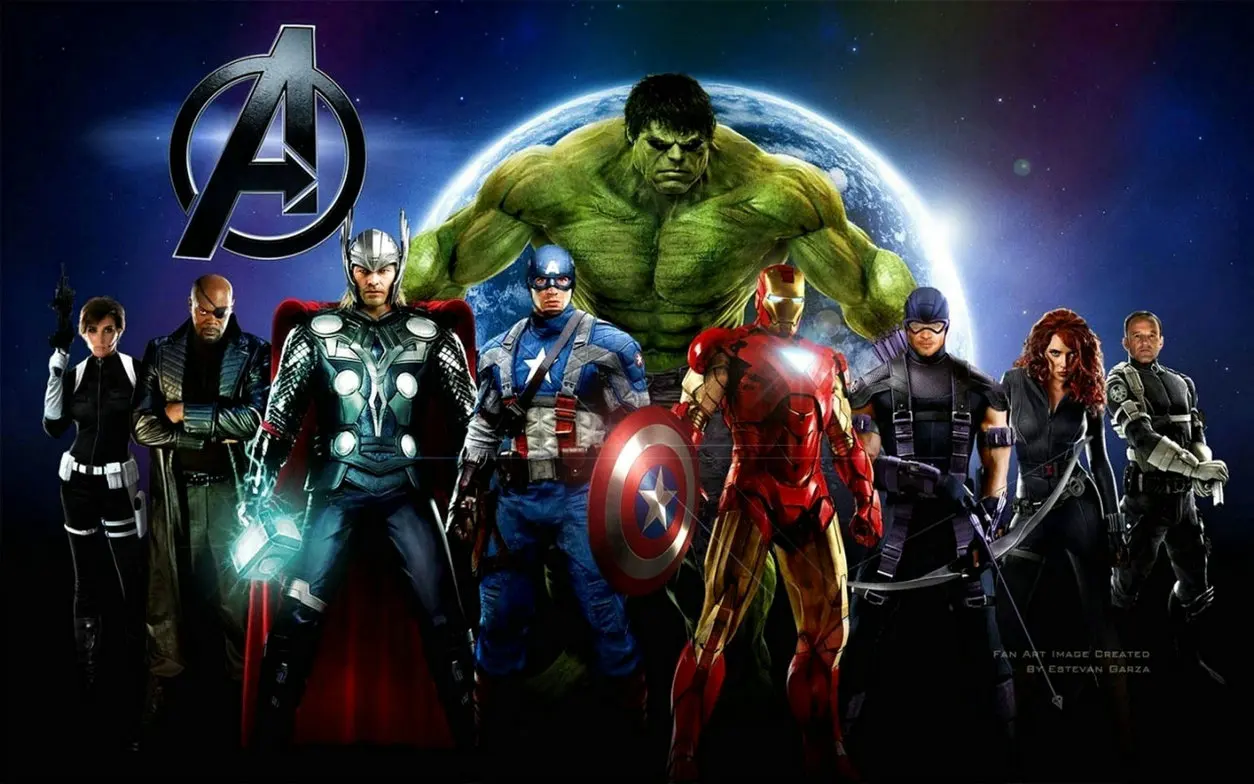 

Marvel Avengers Super Hero Captain America Iron Man Hulk background Computer print birthday photo backdrop