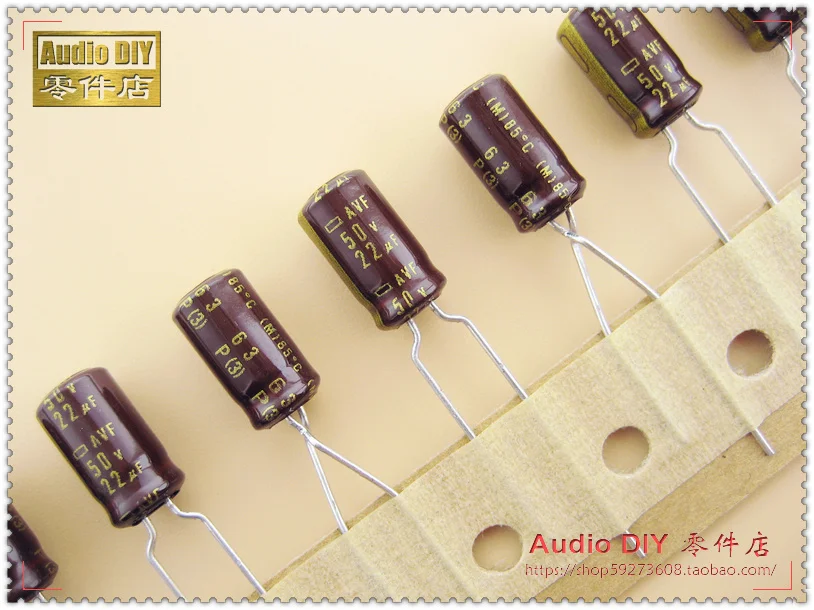 30PCS Japan chemical AVF series 22uF/50V audio electrolytic capacitors (with the origl box packaging) free shipping