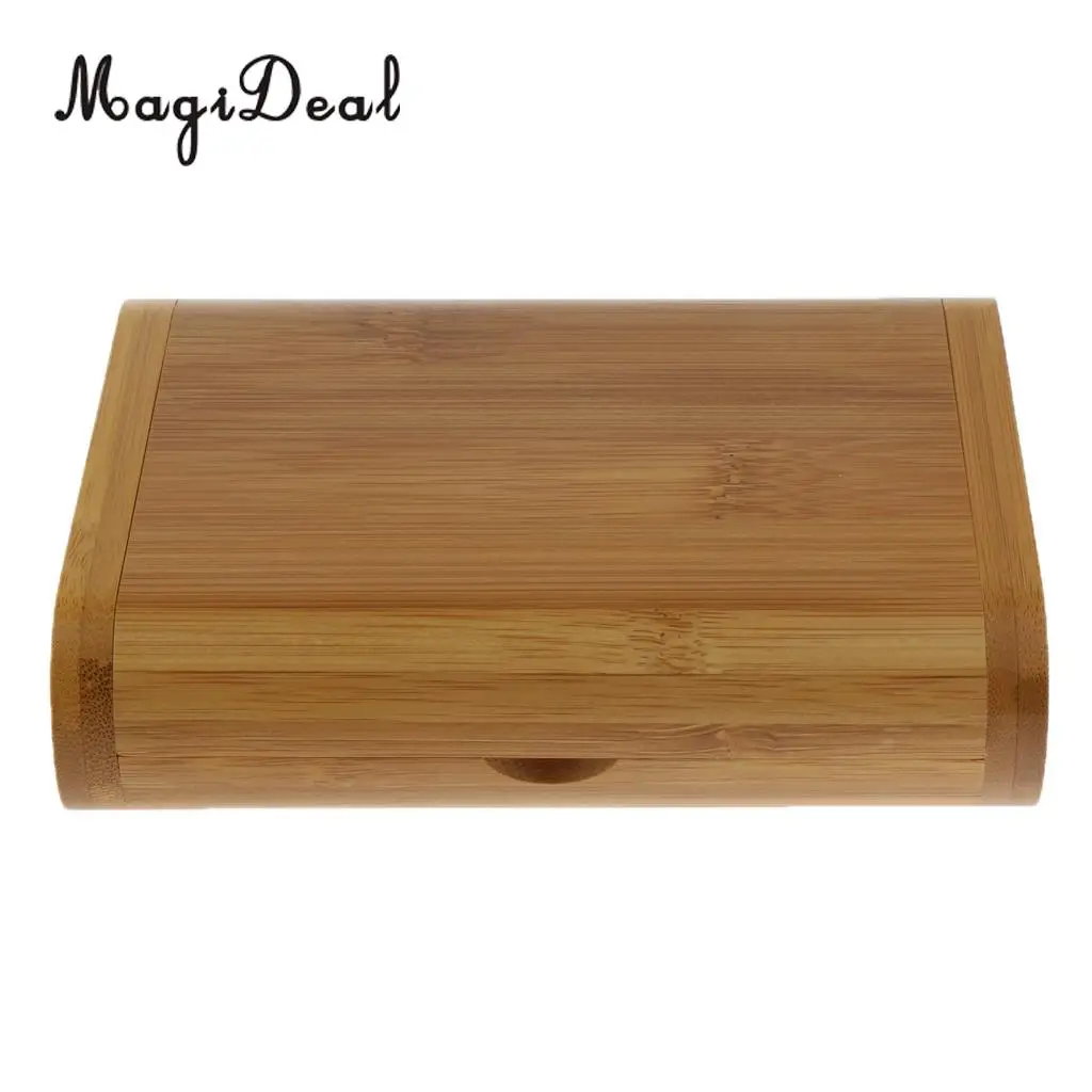 Bamboo Essential Oil Storage Box Display Carry Case Holder Organizer for Home Retail Stores