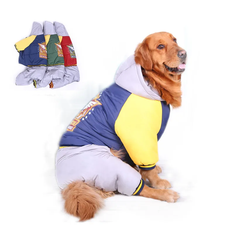 Miglior Golden Retriever vestiti del cane di inverno di Baseball giacche cane Caldo Labrador vestiti Dell animale Domestico Per cani di grossa taglia vestiti Alaska ubranka dla psa