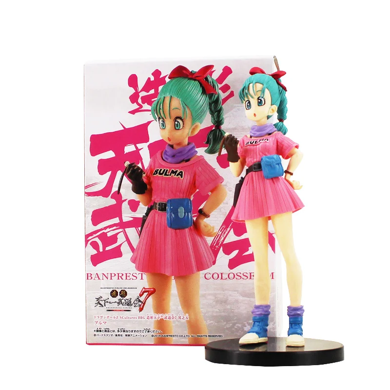 

16cm Dragon Ball Z Figure Young Bulma DragonBall Figure scultures BIG Colosseum