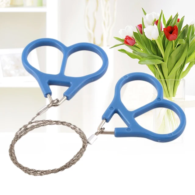 Mini Stainless Steel Wire Saw Ideal for Survival Gear Camping Hunting Tree Cutting Emergency Kit Tool Chain