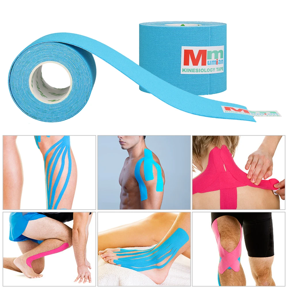 Mumain Sports Muscle Tape Medical Athletic Elastic Bandage Cotton Roll