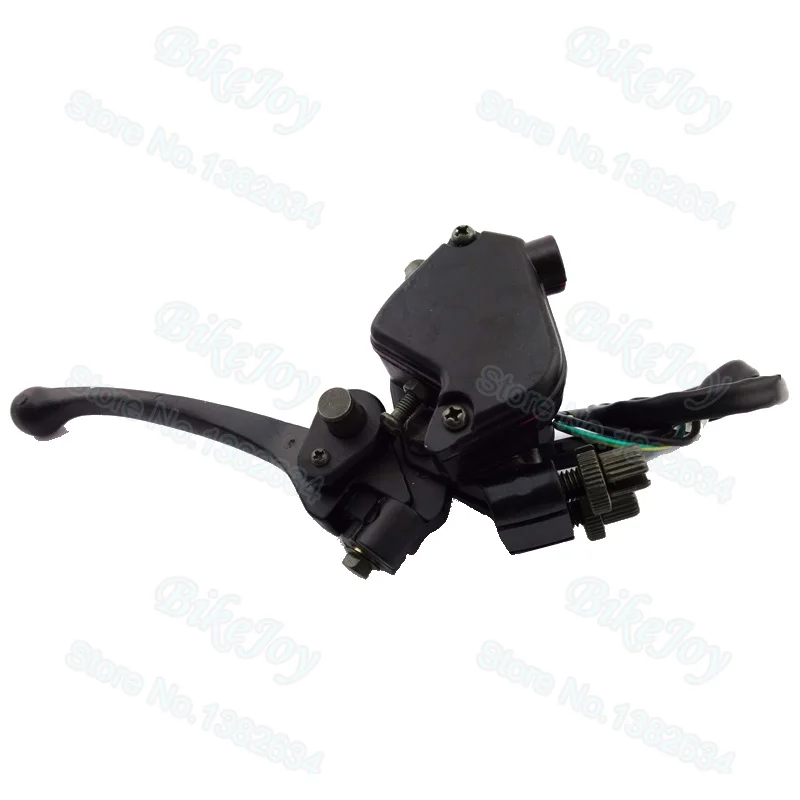 Double Dual Brake Lever with Thumb Throttle For 50cc 90cc 110cc 125cc