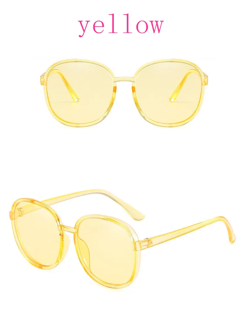 ASUOP 2018 new square fashion ladies sunglasses transparent color retro cat eyes men's glasses luxury brand crystal glasses (6)