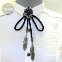 Bolo галстуки для мужчин модное ожерелье с узелками женская рубашка галстук бабочка