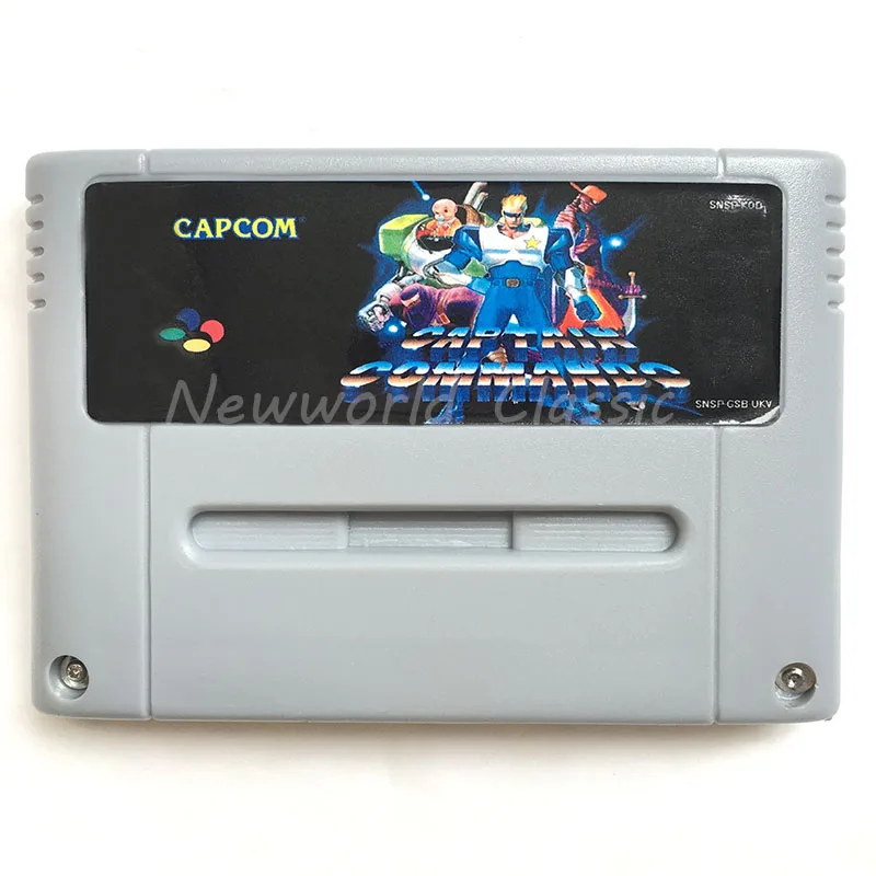 

Captain Commando for 16 Bit Video Game Cartridge Compilation Card for EUR/PAL Version Game Console