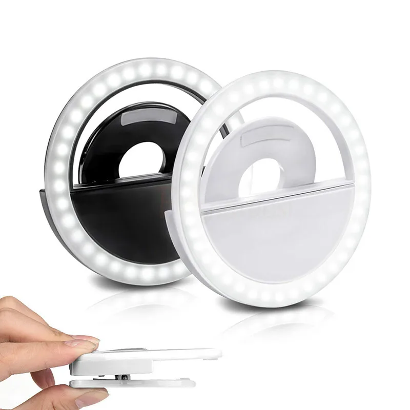 

Selfie Ring Light USB Charge Selfie Portable Flash Led Camera Phone Photography Ring Light Enhancing Photography for iPhone