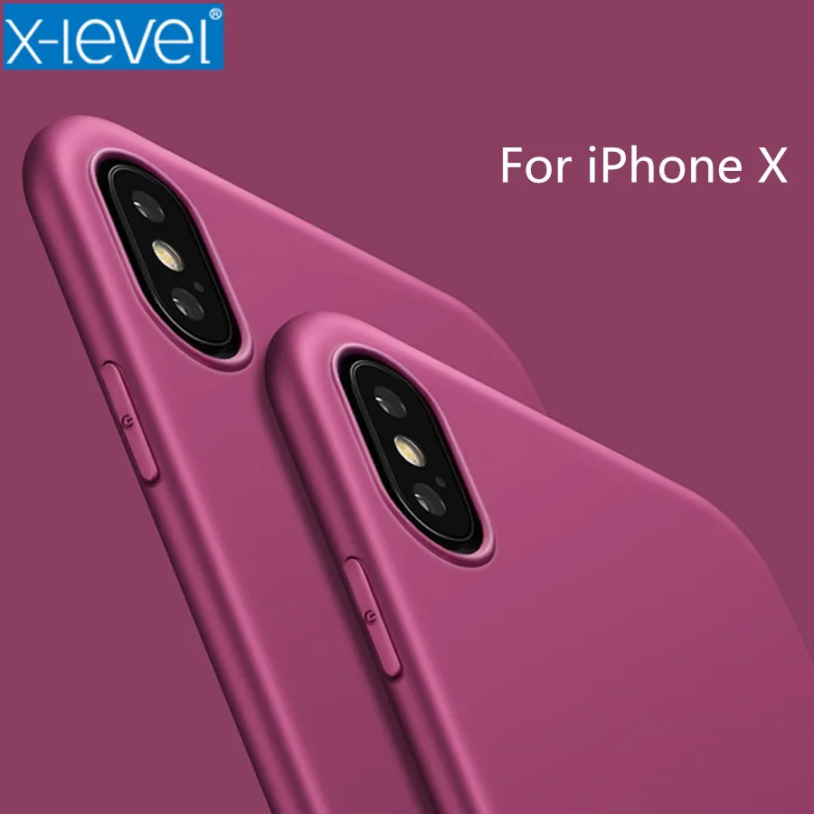 Goedkoop Voor iPhone X Case iPhone 6 6 s X Level Soft TPU Telefoon Case Voor iPhone X 7 8 5 Case Utra Dunne Guardian Case voor iPhone 8 7 Plus