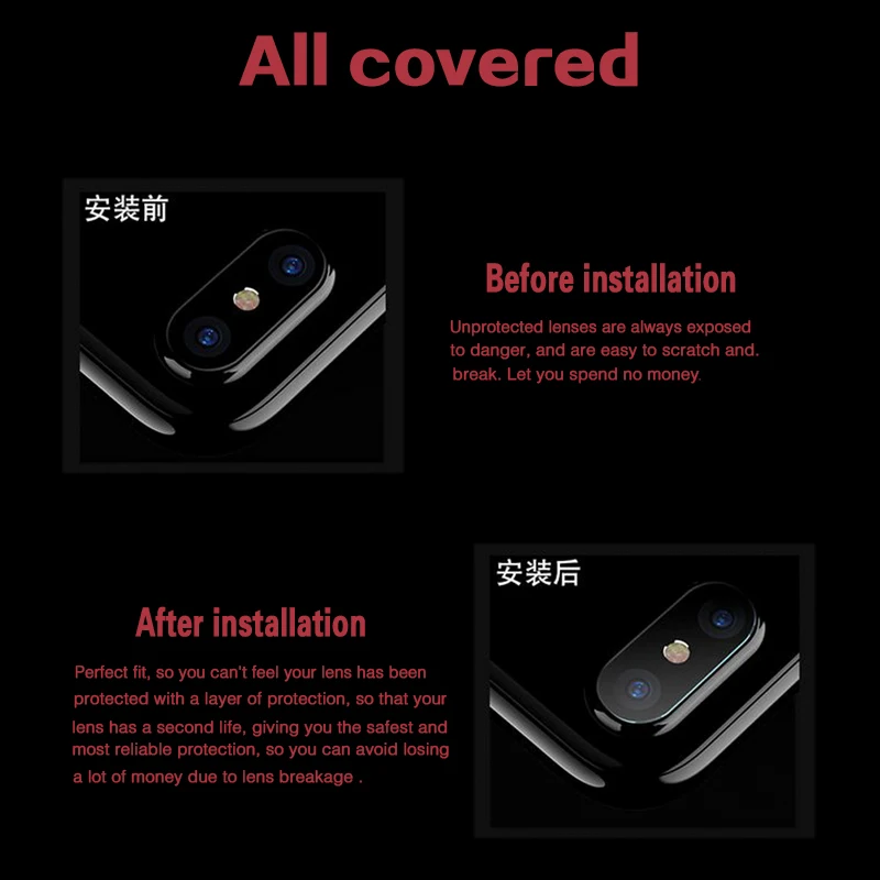 Аксессуар для задней камеры, Защитная пленка для экрана для Blackberry Dtek60 Neon Dtek50 RJE181LW из закаленного стекла, пленка для объектива