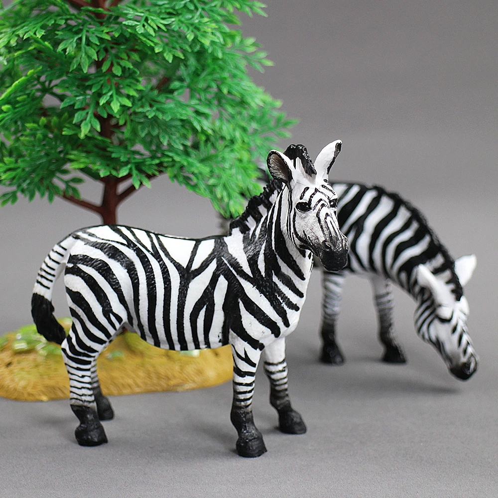 Hot toys for childrensimulation of wild animal toy models,zebra,PVC