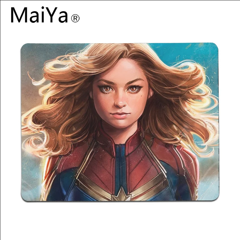Maiya Одежда высшего качества Марвел Капитан DIY дизайн узор Коврик для игровой мыши Большой Мышь Pad клавиатуры коврик - Цвет: Lock Edge18x22cm