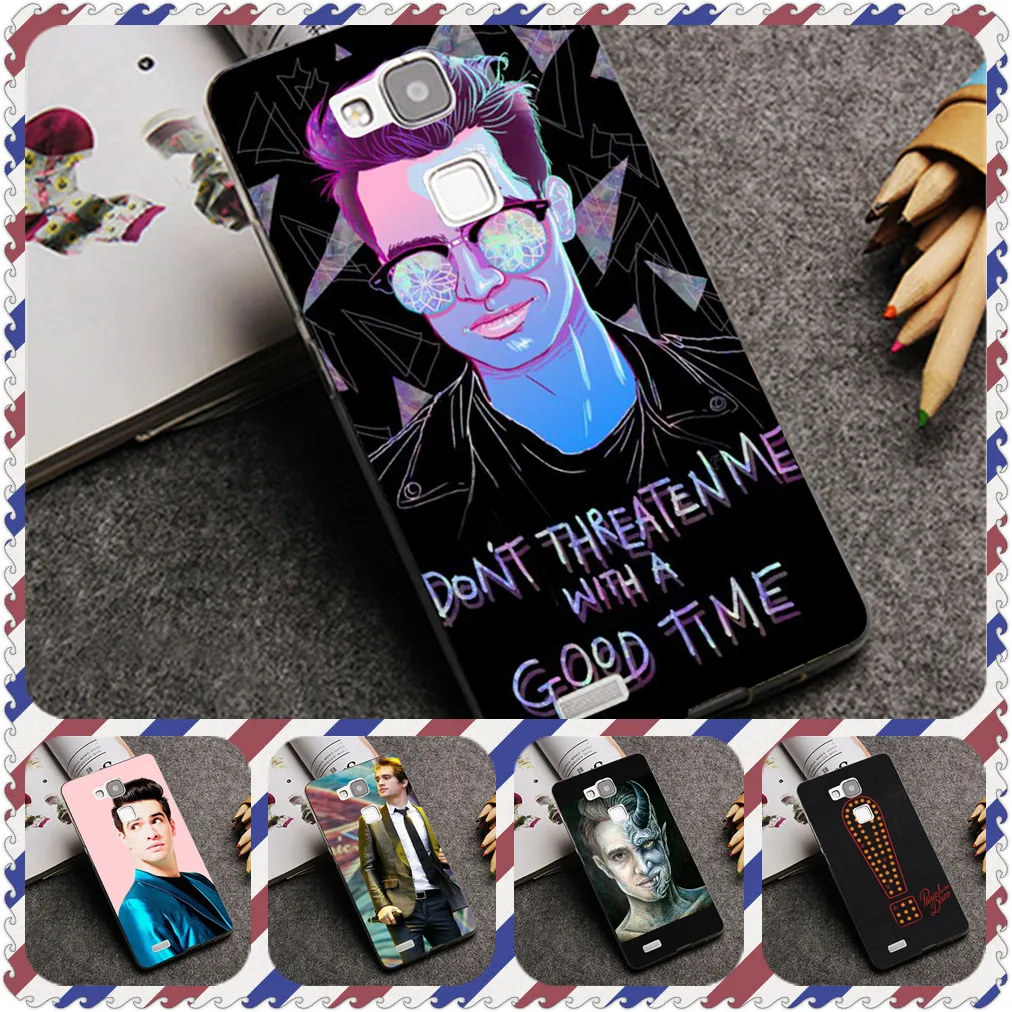 

Brendon urie Panic at Disco TPU Patterned Case For Huawei P20 Mate 10 P10 Lite P20 Pro P8 P9 Lite 2017 For Honor 8 9 Lite Cover