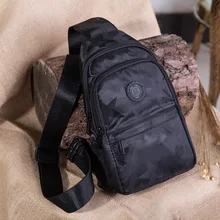 Новая мужская Нейлоновая Сумка молодежная модная повседневная спортивная камуфляжная сумка для груди трендовая мужская сумка через плечо