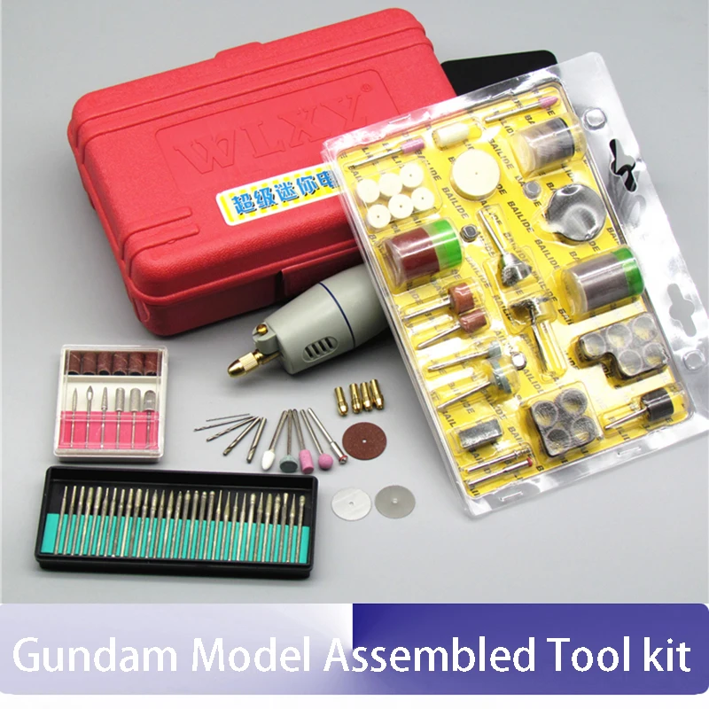 

mini electric drill Professional Military Gundam Model Assembled Tool kit Assembler Making Tools for DIY