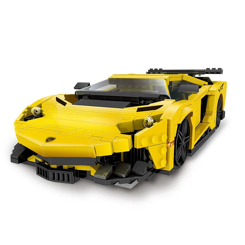 Строительные блоки, совместимый бренд, 825 шт., серия Technic Photpong, модель супер гоночного автомобиля, MOC Creator, кирпичи, игрушки для взрослых, подарки - Цвет: 03008