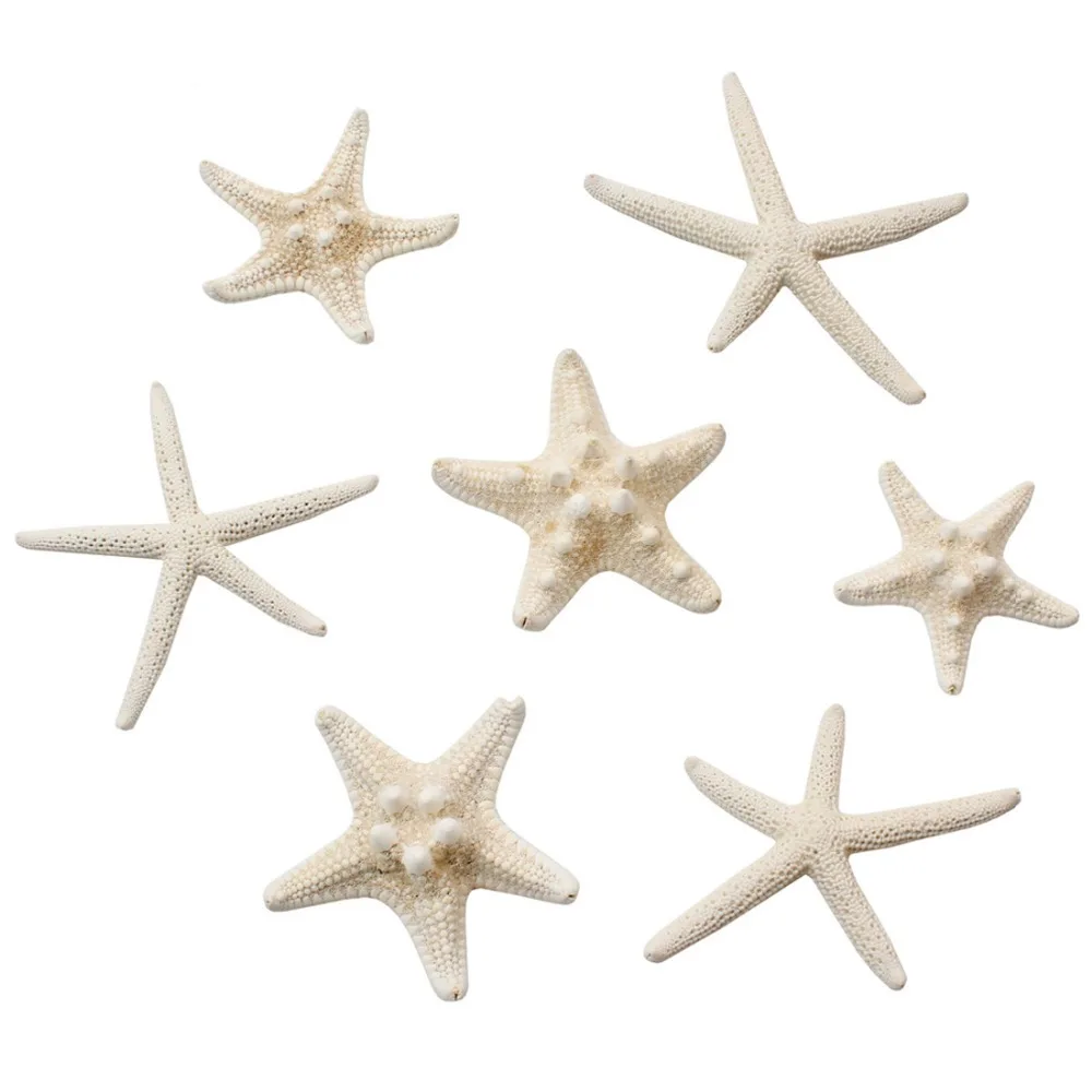 10 pcs/lot ,Summer Style Natural Starfish Resin Plastic For Girls Solid ...