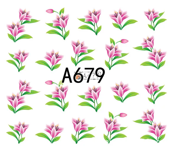 50 Sheets Nail Art Water Transfer Stickers Mixed Designs Beauty Flower Watermark On Nails Tips Decals Wraps Nail Art Tools