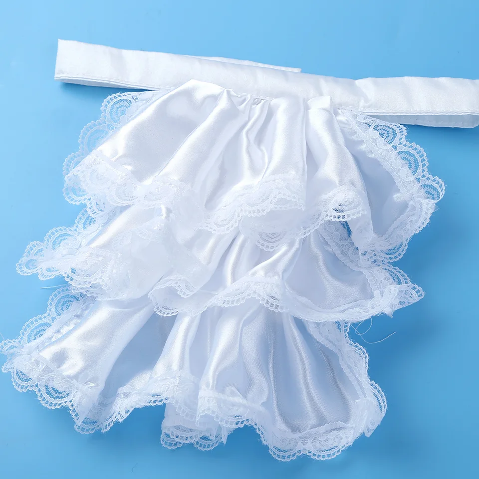 Riyiper Juego De 2 Piezas De Encaje Victoriano Y Puños De Pirata, Disfraz De Pirata, Cuello De Encaje Colonial, Manga Falsa, Accesorios De Ropa Para Halloween, Cosplay, Fiestas, Color Blanco