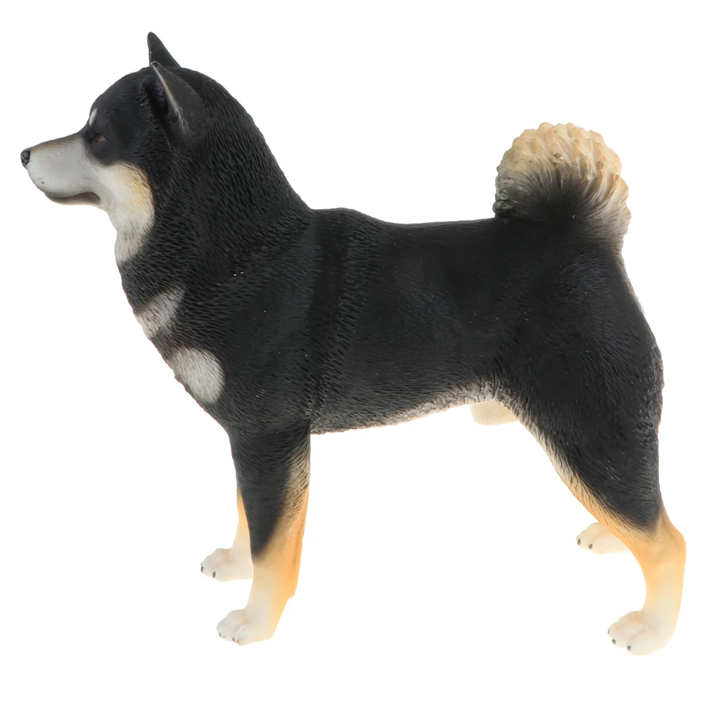 Realistic Animal Figure Model Figurine Action Figures Playset Plastic Pet Dog Kids Toy - Shiba Inu