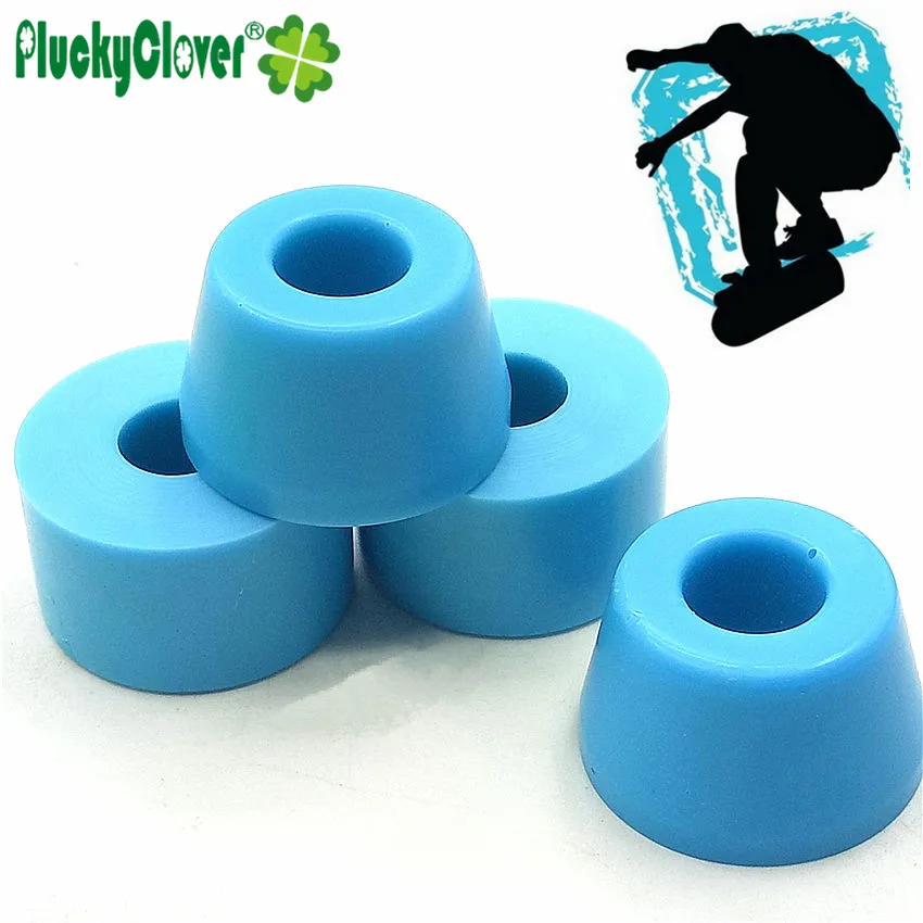 4pcs/lot Skateboard PU Bushings 90a High Rebound Elastic Longboard Dance Fish board Truck Absorber Bushing Cone Bridge Cushions