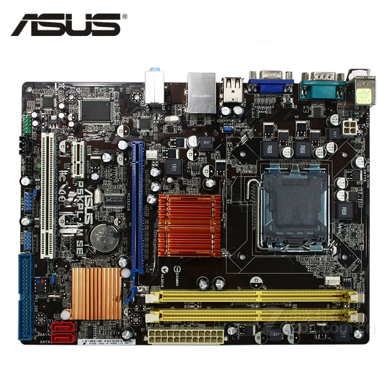 ASUS P5KPL AM SE материнская плата LGA 775 DDR2 4 Гб для Intel G31 настольная системная SATA II PCI E X16
