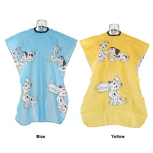 Детский фартук парикмахера Водонепроницаемый волос ткань ребенок стрижка салон мыс дети для окрашивания волос мыс для волос инструменты парикмахера