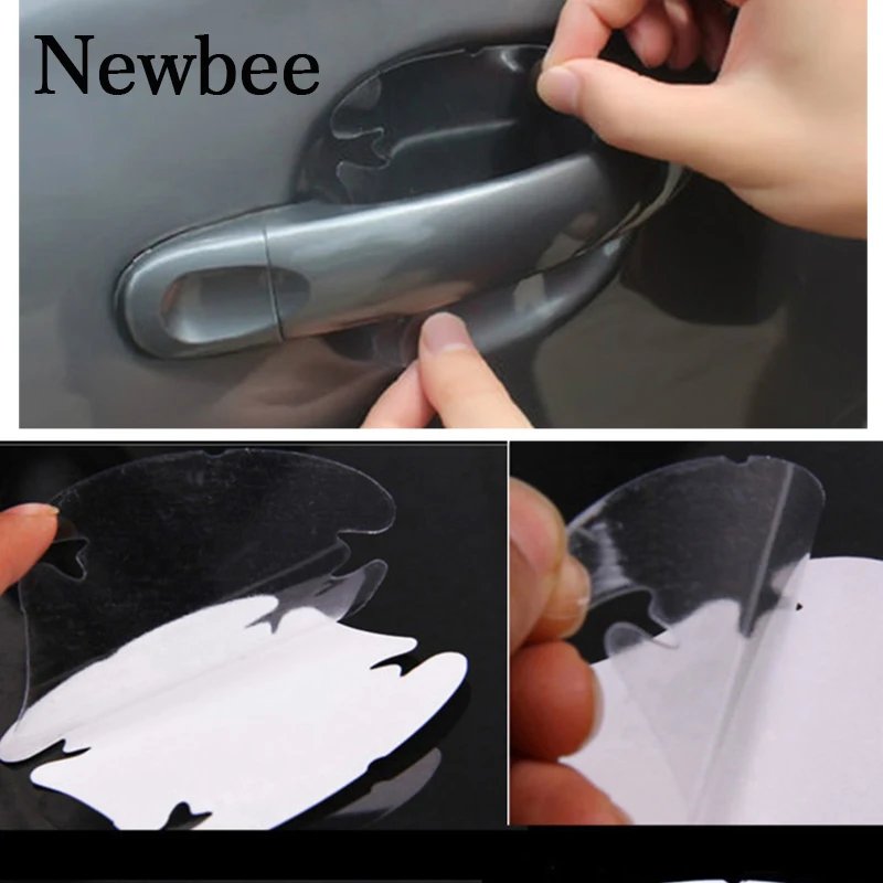 Newbee 4Pcs Universal Vinyl Invisible Car Styling Door Handle Bowl