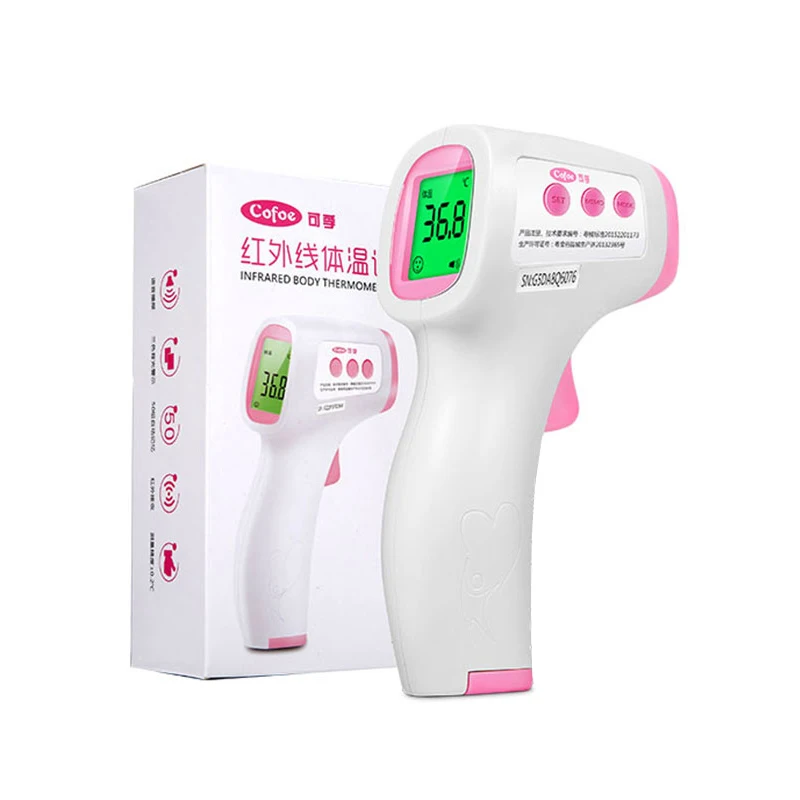 Cofoe Forehead Infrared Thermometer Non-Contact LCD IR Body Temperature Measurement Diagnostic-tool Device DC3V for Baby Adult