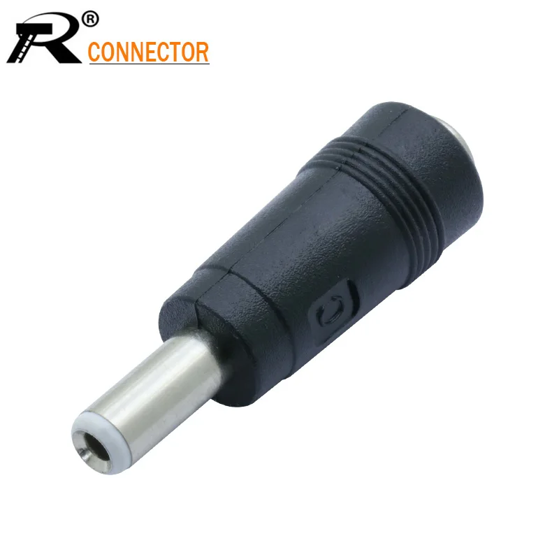 10pcs DC 5525 Power Plug 5.5x2.1mm female jack socket to 5.5*2.5mm male Connector Travel Charger Conversion | Обустройство дома