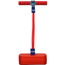 Тренажер для прыжков Moby-Jumper со счетчиком, светом и звуком, красный