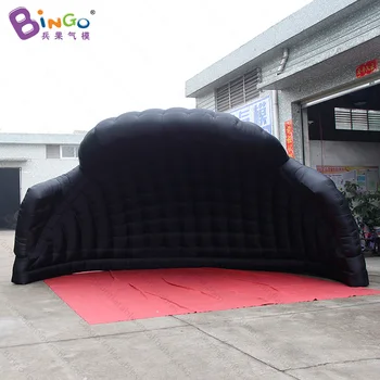 

Highly recommended customized 6x4x3.5m inflatable black tent / shell shape for advertising or sales booth etc