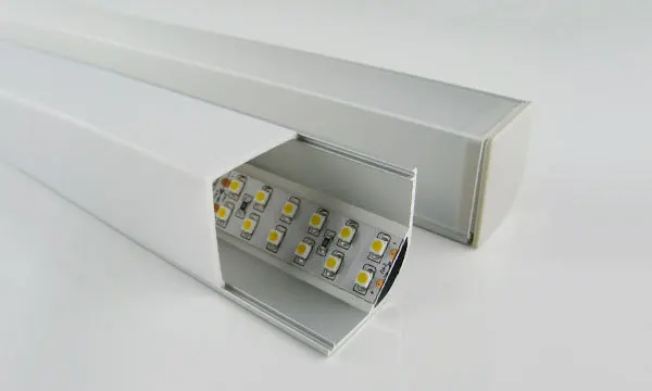 10 X 1m Aluminium Corner Profiles Housing For Led Strip Lights