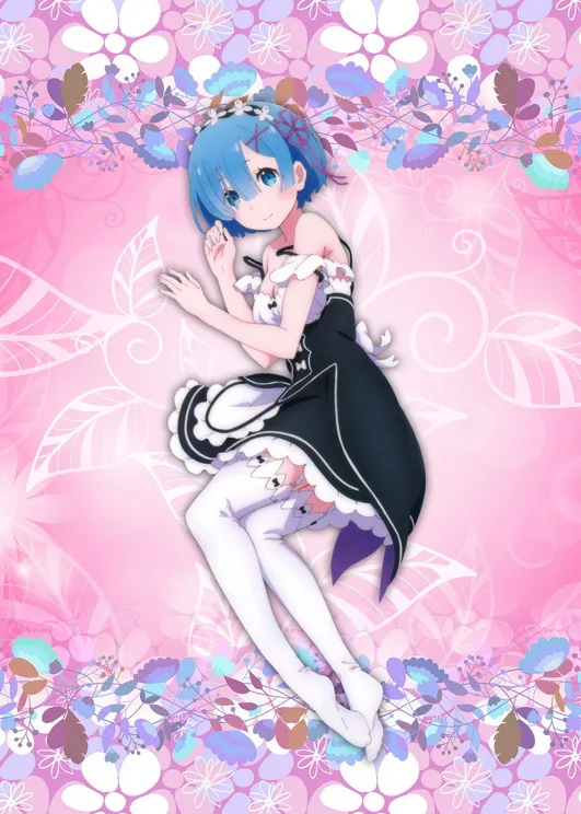 

Anime 3D Bedding Bed Sheet Bedsheet Quilt 150*200cm Animation Blanket Rem Re Zero kara Hajimeru