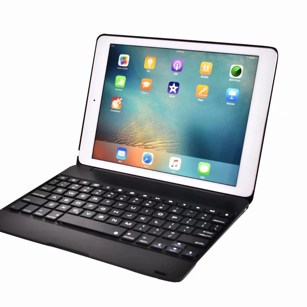 

Tablet Case Notebook Flip Cover Protective Shell BT 3.0 Portable Wireless Keyboard for Ipad AIR AIR2 Pro9.7 2017 2018