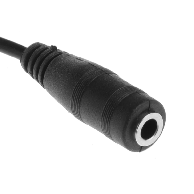 Мини USB 5-контактный штекер 3,5 мм Женский Разъем для наушников с разъемом подачи внешнего сигнала Aux Кабель-адаптер 15 см#221