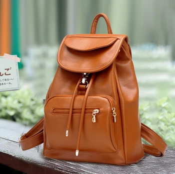 

stacy bag hot sale women leather backpack female fashion vintage travel backpack ladies travel bag school bag