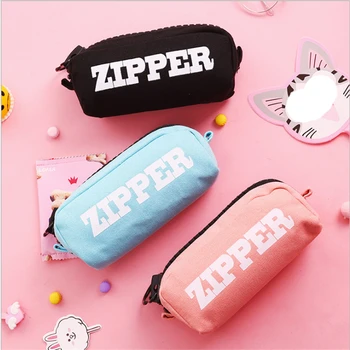 

Women Kawaii Cosmetic Bag Makeup Bag Travel Organizer Storage Beauty Case Pencil Case Canvas Zipper Make Up Wash Bag neceser