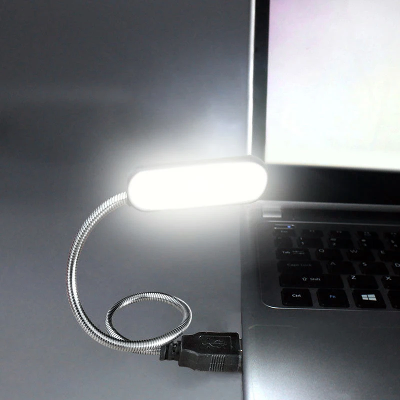 Гибкая портативная usb-лампа для чтения, 4 светодиода, ночник, мини светодиодная лампа, клавиатура, компьютер, ноутбук, настольные лампы Гибкая портативная usb-лампа для чтения, 4 светодиода, ночник, мини светодиодная лампа, клавиатура, компьютер, ноутбук, настольные лампы