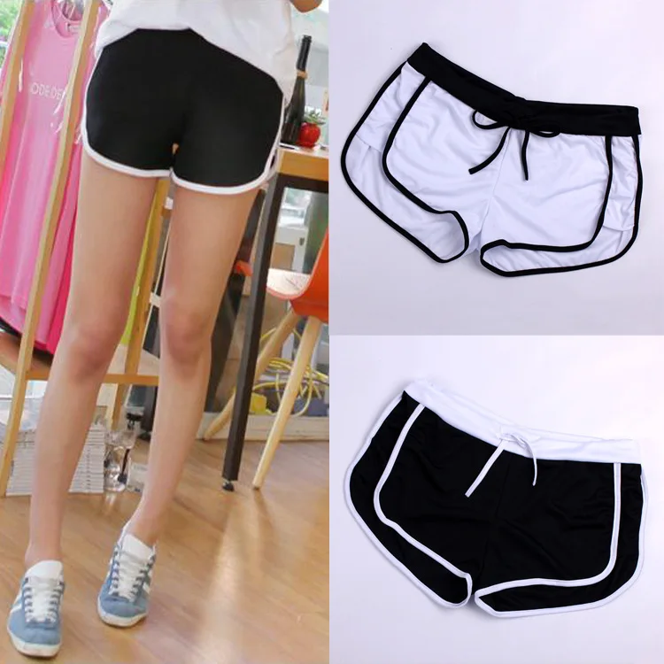 Black and white womens shorts Clearance