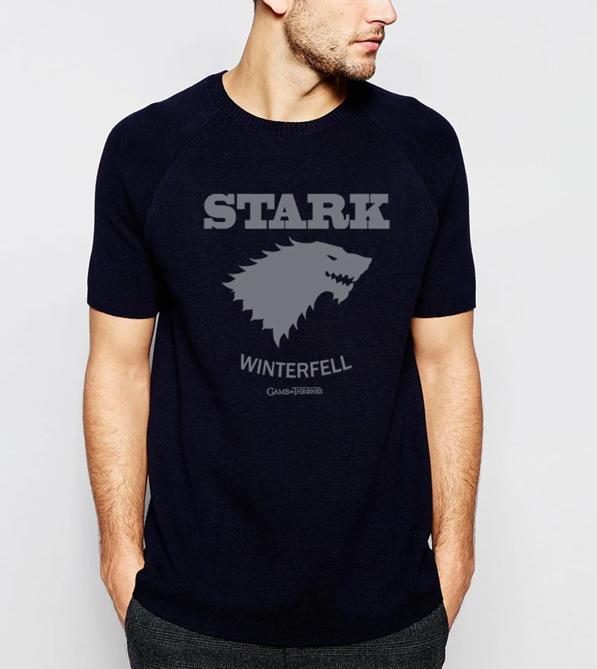 

Lasting Charm HAMPSON LANQE Game of Thrones House Stark Winterfell T Shirts Men Men's Sports T-shirts S-XXL